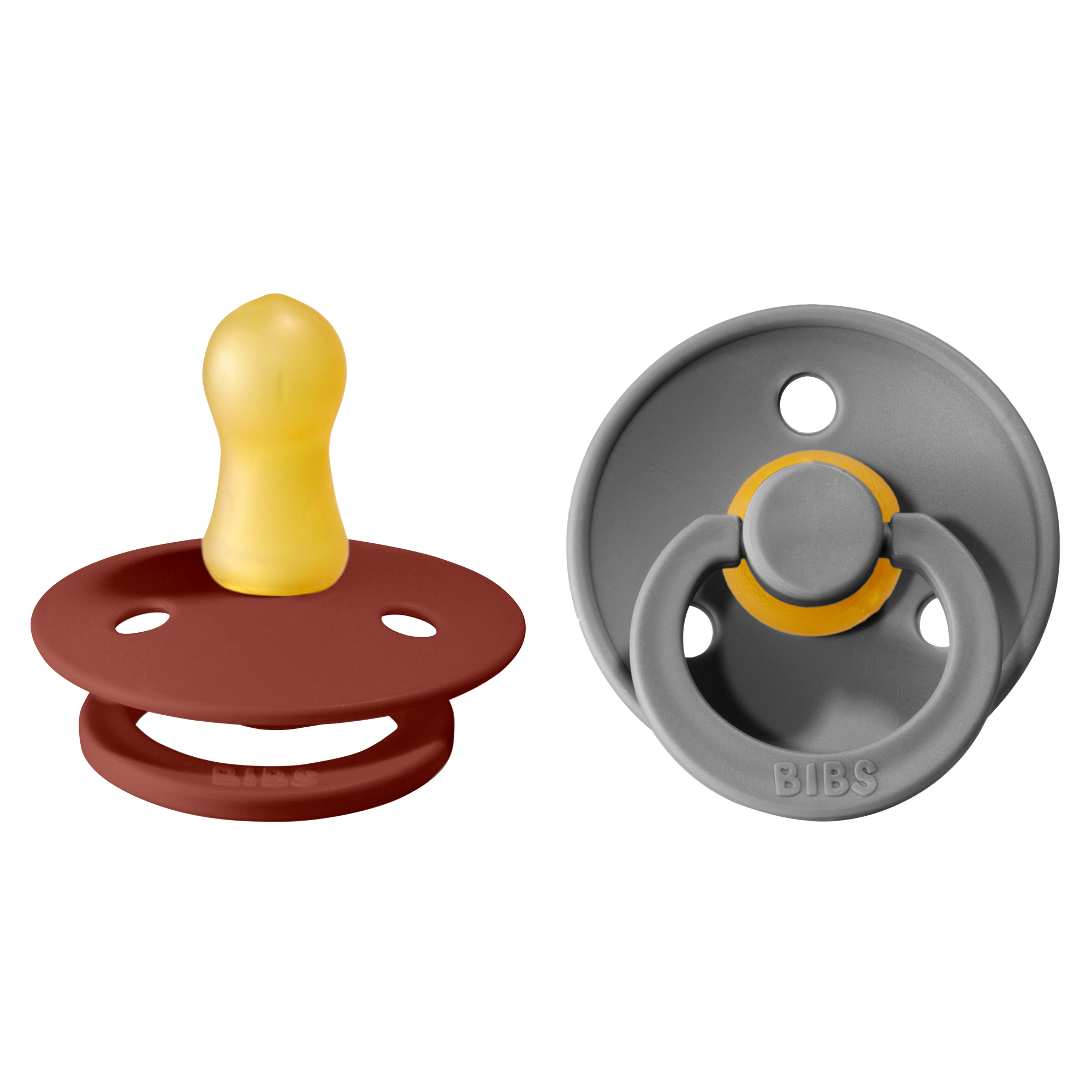 BIBS Colour Nappar Rust/Smoke Strl. 1 (0-6 månader) 2-pack