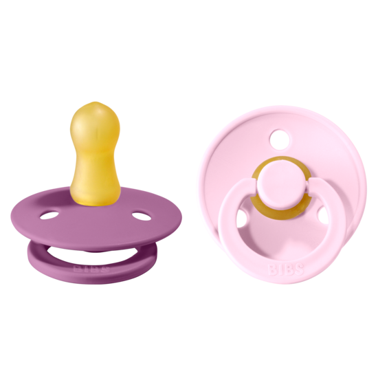 BIBS Colour Nappar Lavender/Baby pink Strl. 1 (0-6 månader) 2-pack