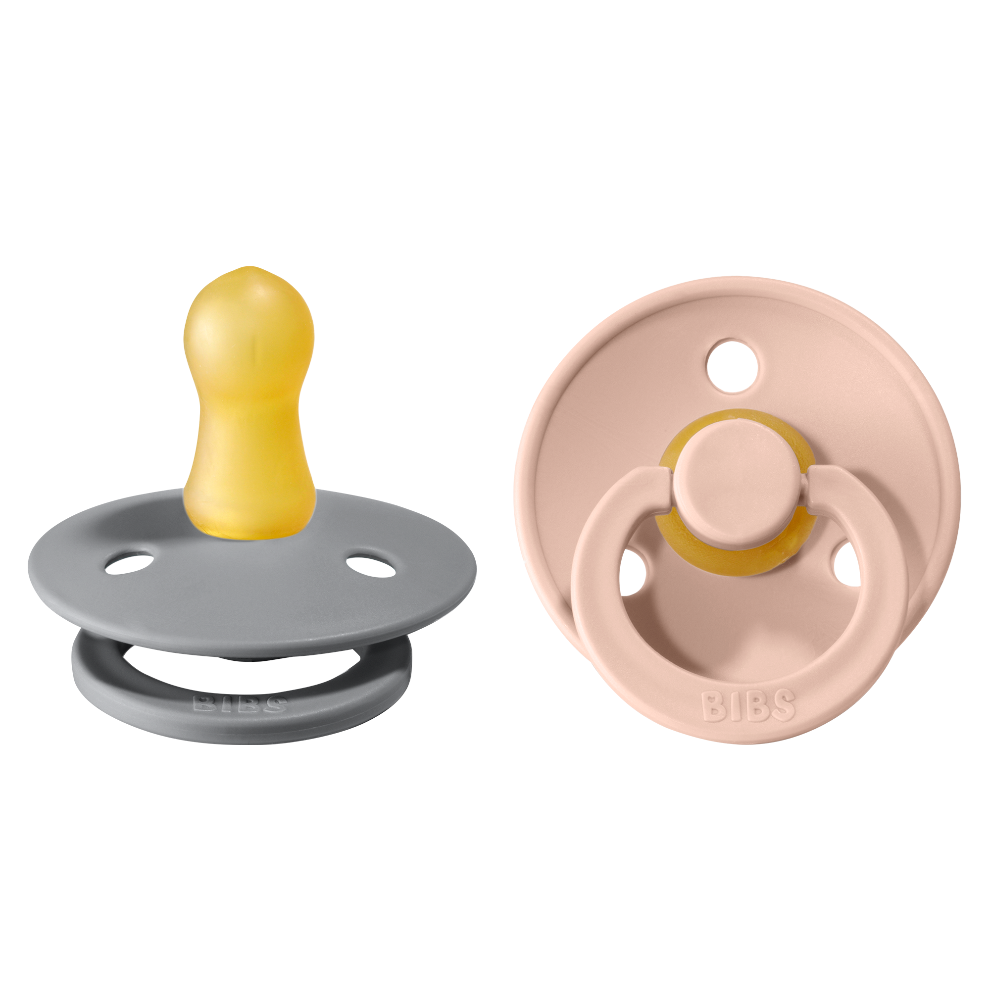 BIBS Colour Nappar Cloud/Blush pink Strl. 1 (0-6 månader) 2-pack