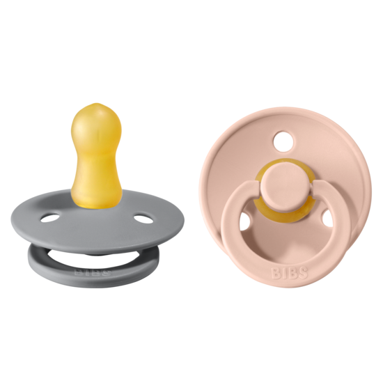 BIBS Colour Nappar Cloud/Blush pink Strl. 1 (0-6 månader) 2-pack