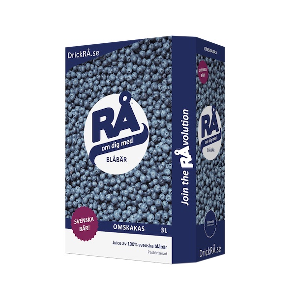 RÅ Blåbär 100% Blåbär Bag-in-Box 300 cl