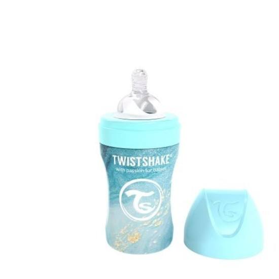 Twistshake Anti-Colic Stainless Steel 260 ml Marble Blue
