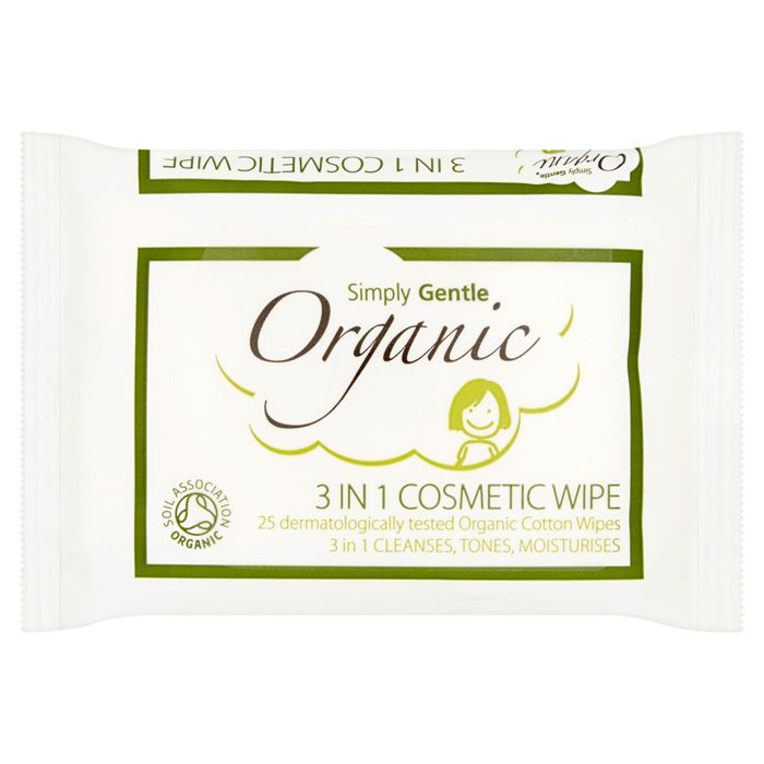 Simply Gentle 3 in 1 Cosmetic Wipe 25 st
