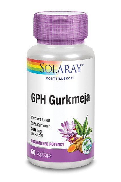 Solaray GPH Gurkmeja 60 tabletter