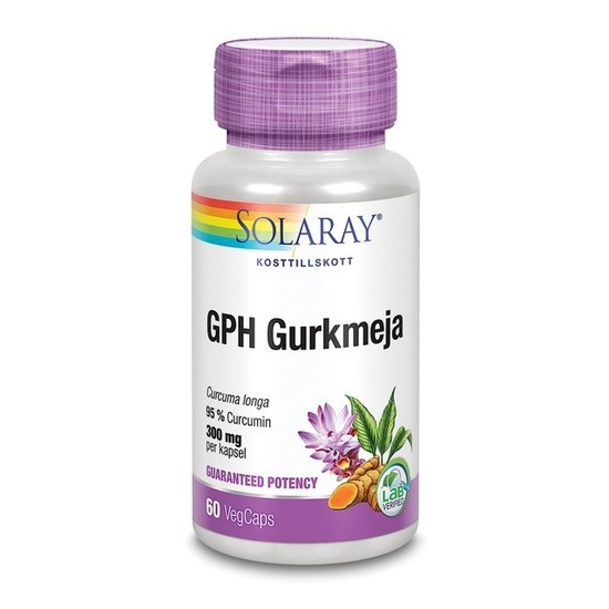 Solaray GPH Gurkmeja 60 tabletter