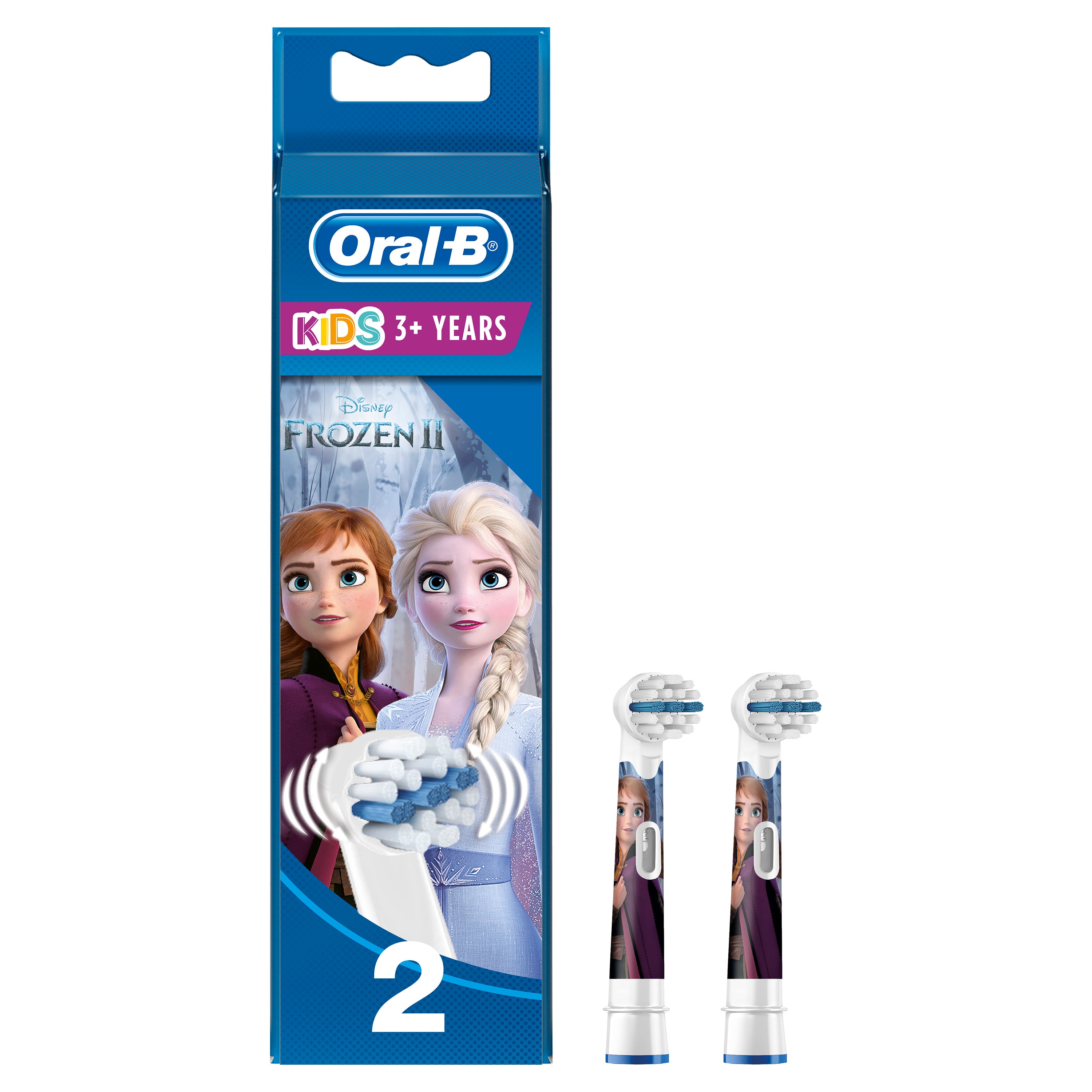 Oral-B Kids Frozen Tandborsthuvud Refill 2 st
