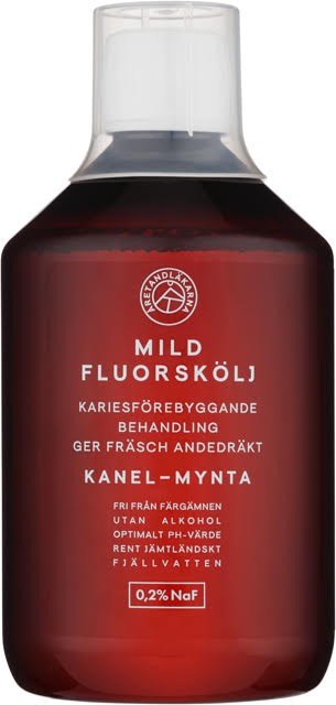 Åretandläkarna Mild Fluorskölj Kanel-Mynta 500 ml