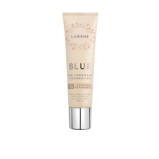 Lumene Blur 16h Longwear Foundation 0.5 Fair Nude SPF15 30ml