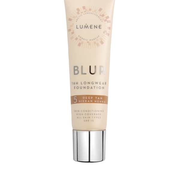 Lumene Blur 16H Longwear Foundation 5 Deep Tan SPF15 · 30 ml