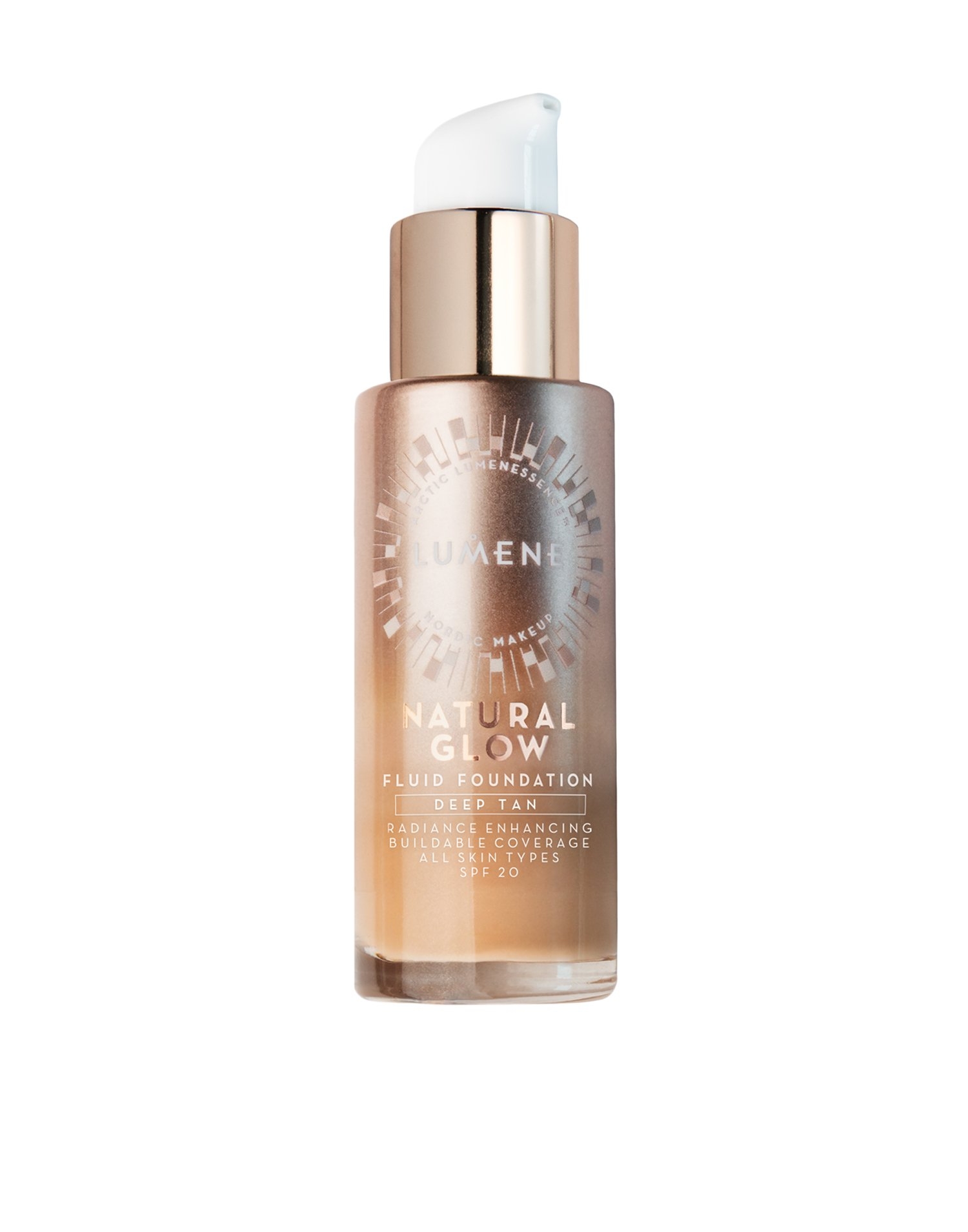 Lumene Natural Glow Fluid Foundation Deep Tan SPF20 30ml
