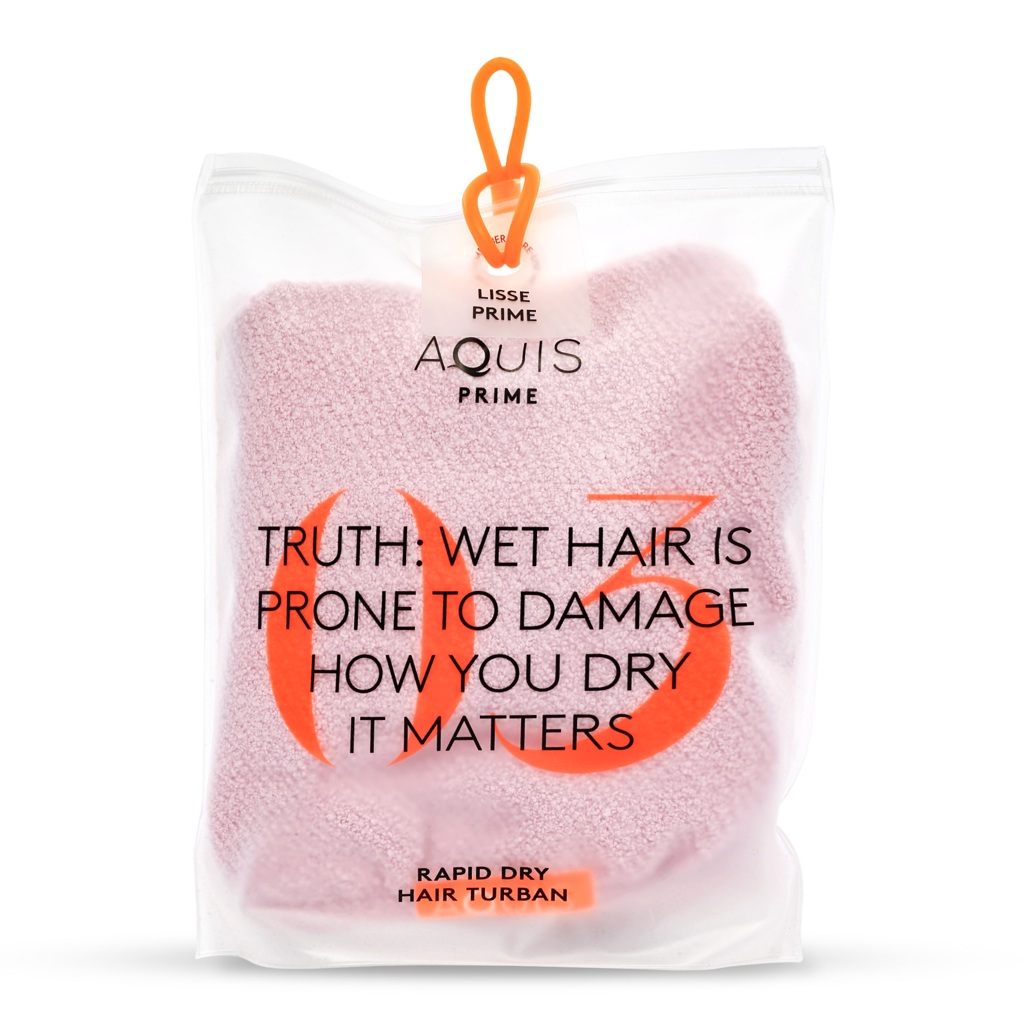 Aquis Hårturban Lisse Luxe Desert Rose