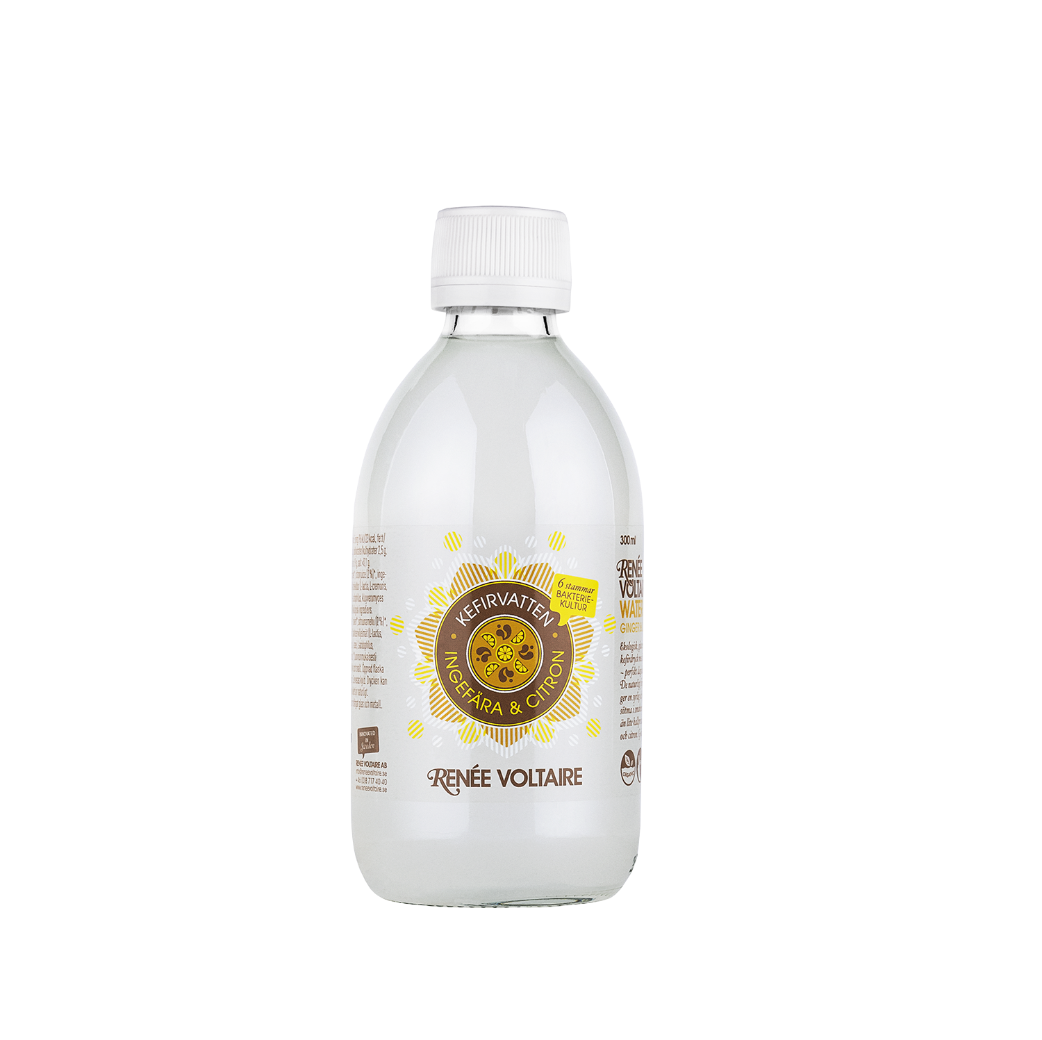 Renée Voltaire Kefirvatten Ingefära & Citron 300 ml