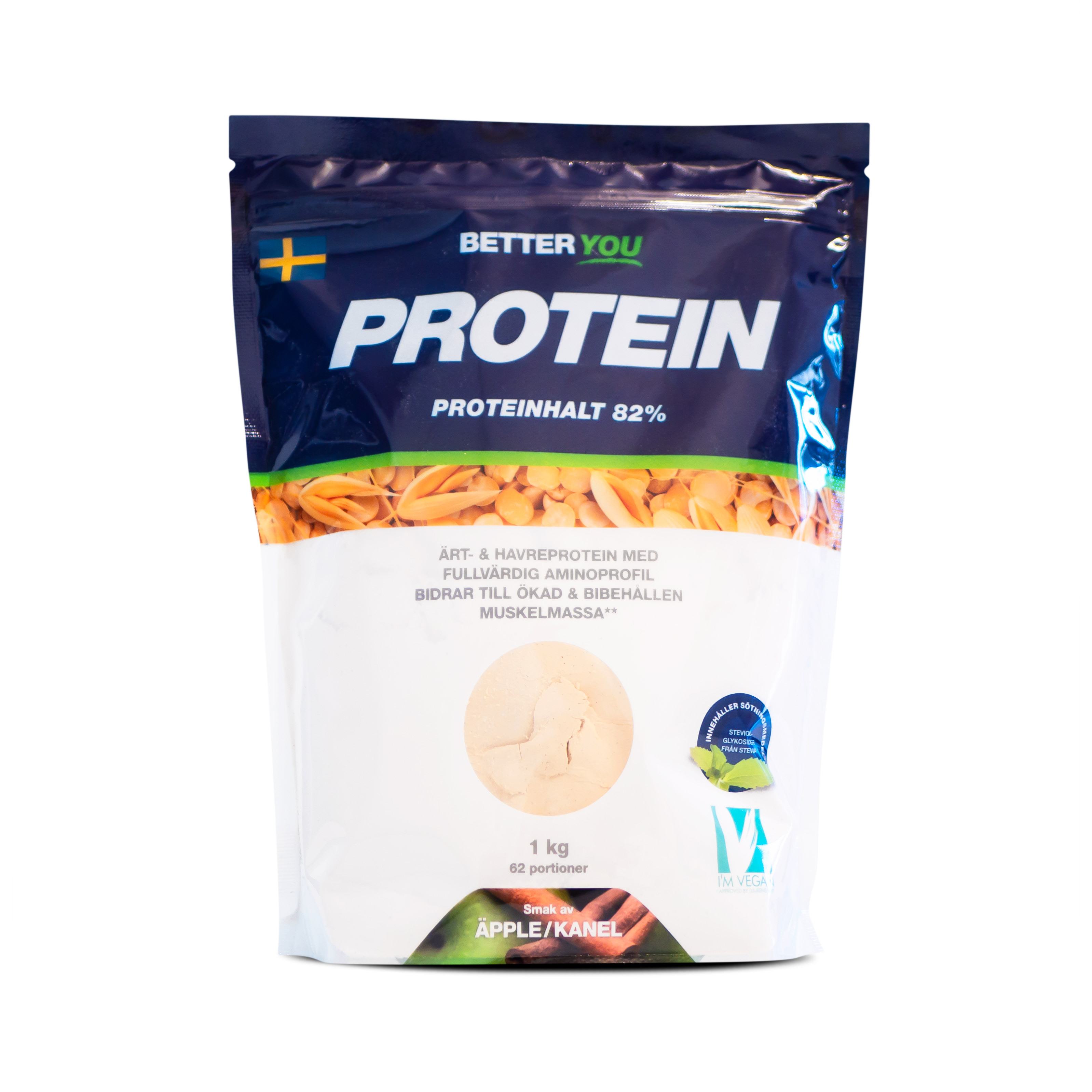 Better You Ärt & Havreprotein Äpple & Kanel 1 kg