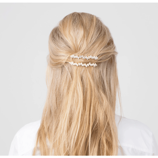 Corinne Hair Slider Strass Gold