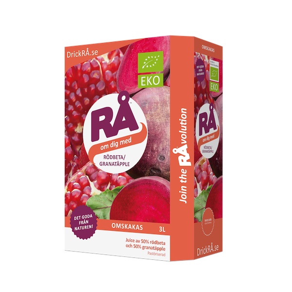 RÅ Granatäpple/Rödbeta Bag-in-Box Ekologisk* 300 cl