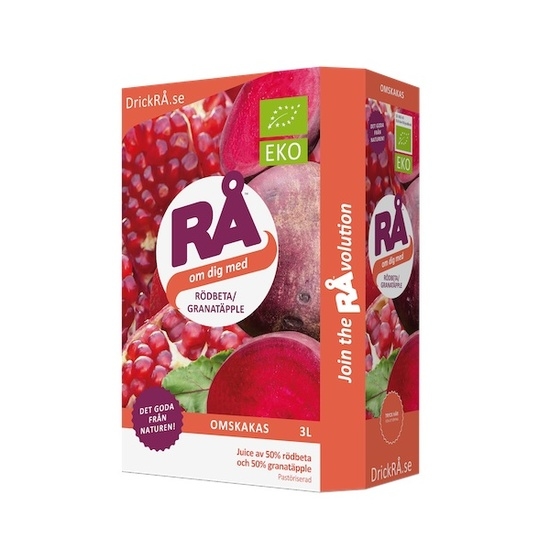 RÅ Granatäpple/Rödbeta Bag-in-Box Ekologisk* 300 cl