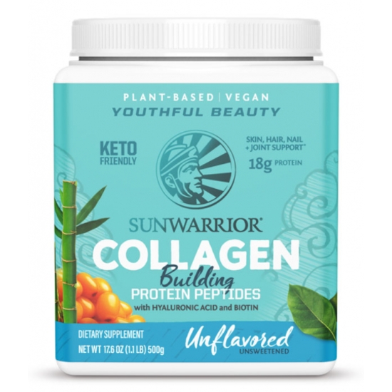 Sunwarrior Collagen Building Protein peptides 500 g Naturell