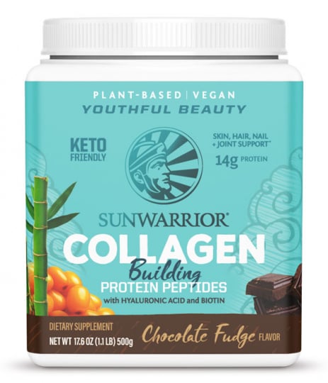 Sunwarrior Collagen Building Protein peptides 500 g Chocolate Fudge