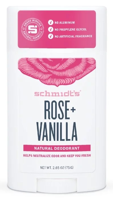 Schmidt's Rose & Vanilla Deo Stick 75g