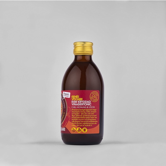Raw Kryddad Vinägertonic – Chili, Honung & Vitlök 250ml