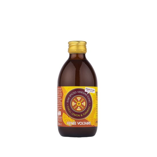 Raw Kryddad Vinägertonic – Chili, Citron & Gurkmeja 250ml