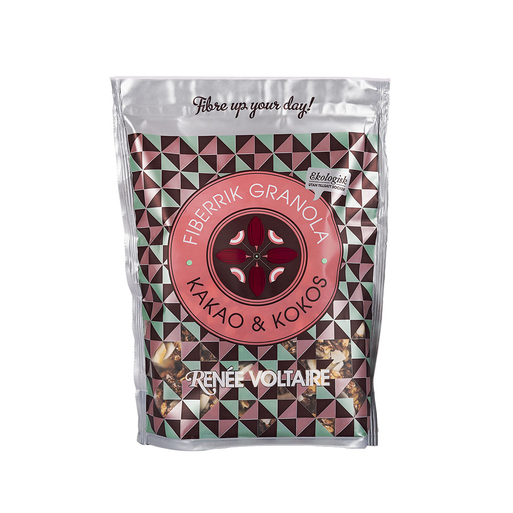 Fiberrik Granola– Kakao & Kokos 375g
