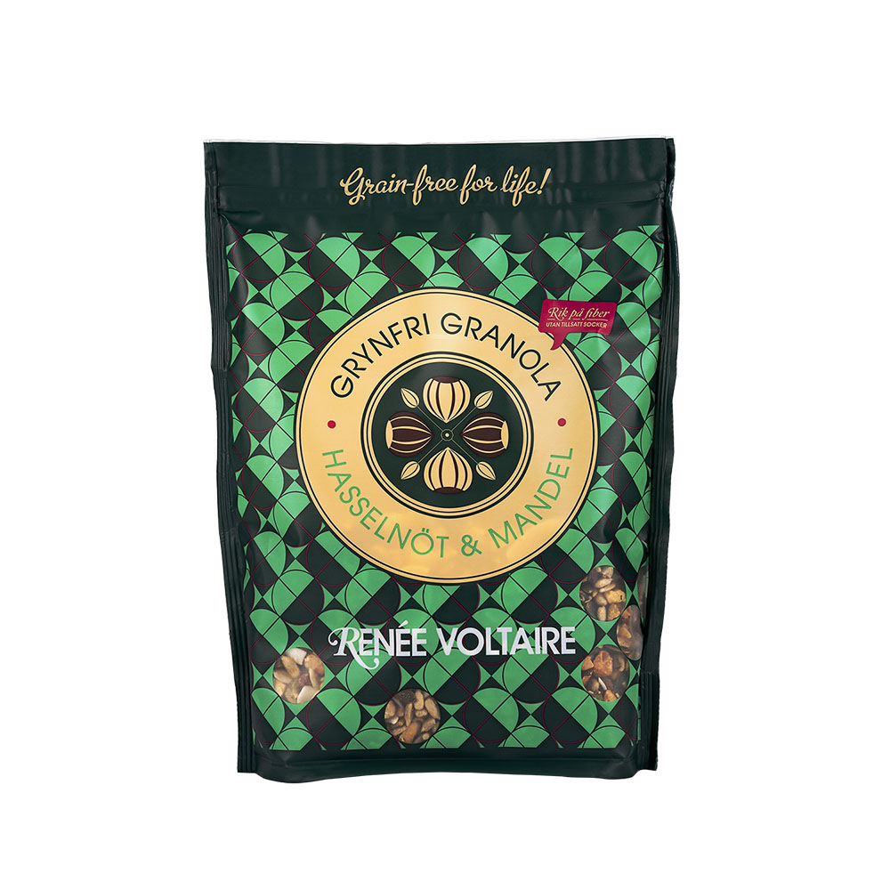 Grynfri Granola– Hasselnöt & Mandel 350g