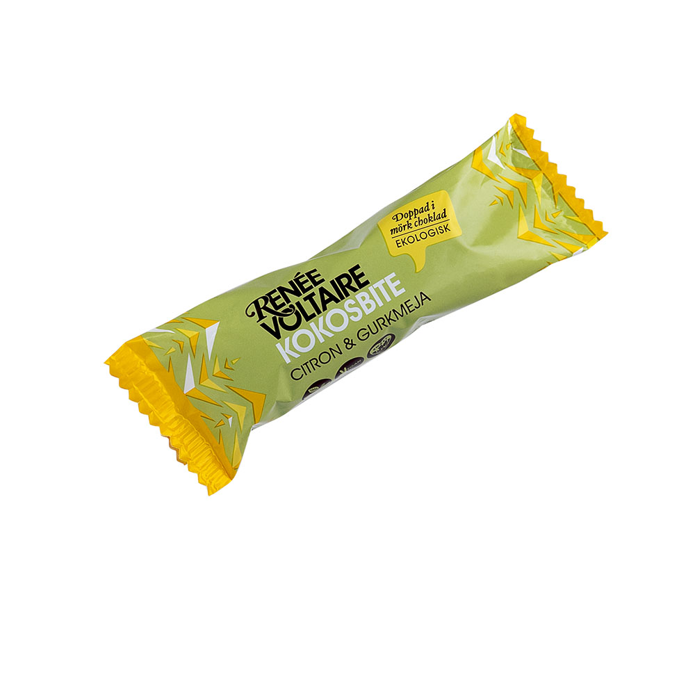 Kokosbite - Citron & Gurkmeja 40g EKO