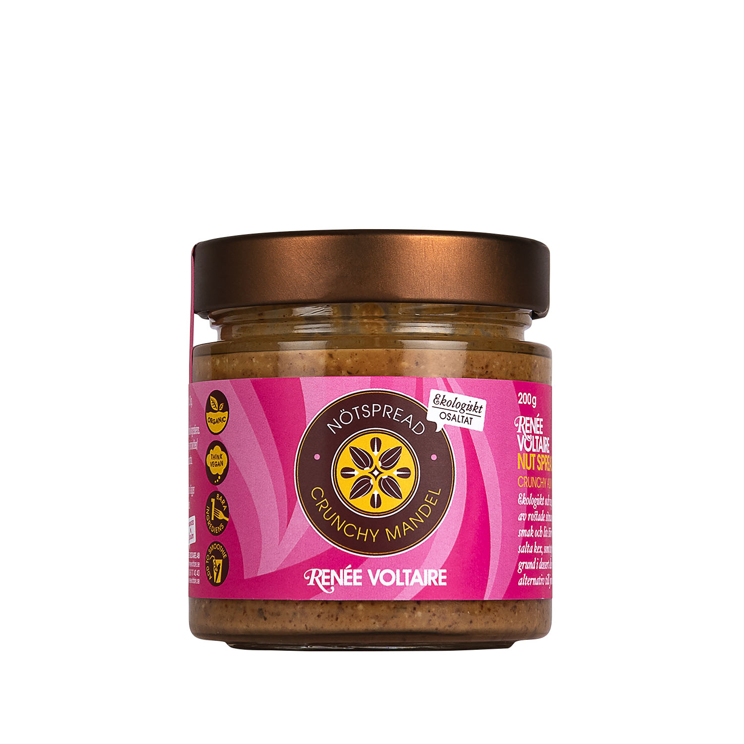 Nötspread Crunchy Mandel 200g EKO
