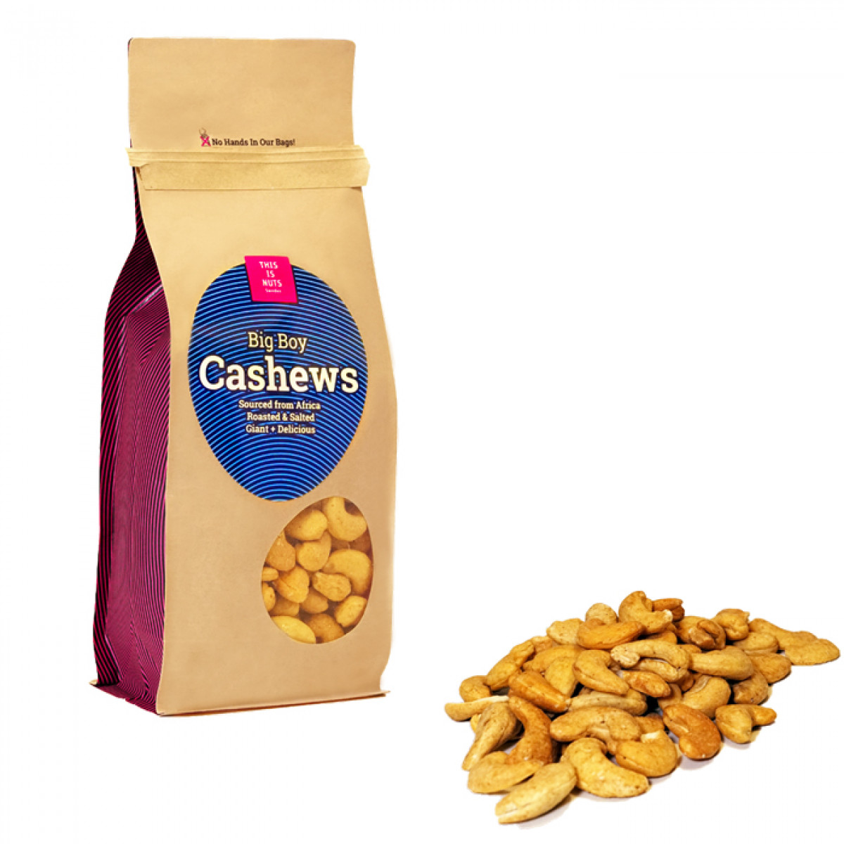 This is Big Boy Cashews 500g