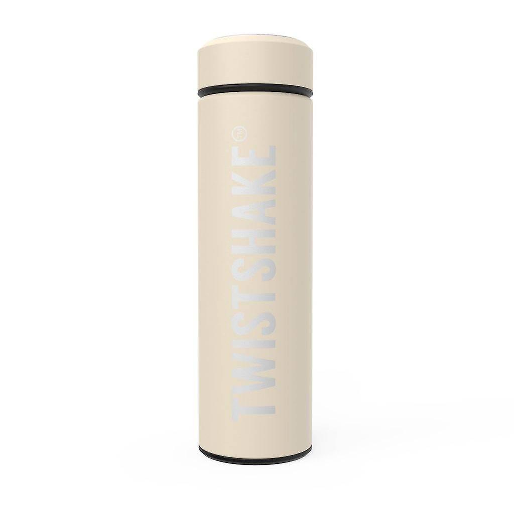 Twistshake Hot or Cold Bottle 420 ml Beige