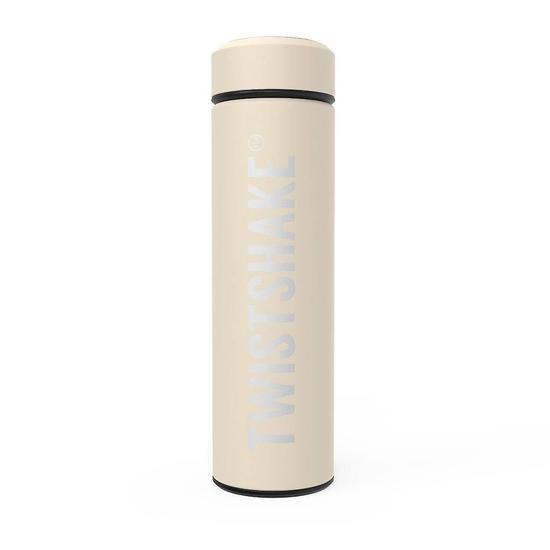 Twistshake Hot or Cold Bottle 420 ml Beige