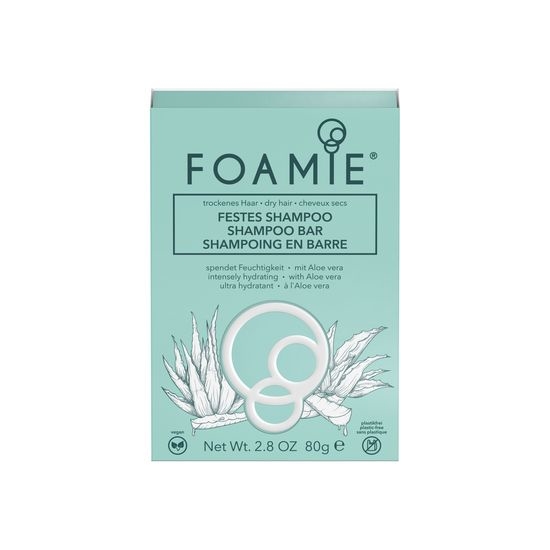Foamie Shampoo Bar Aloe You Vera Much 
(for dry hair)