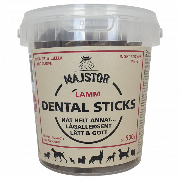 Majstor Dental Sticks Lamm 500 g