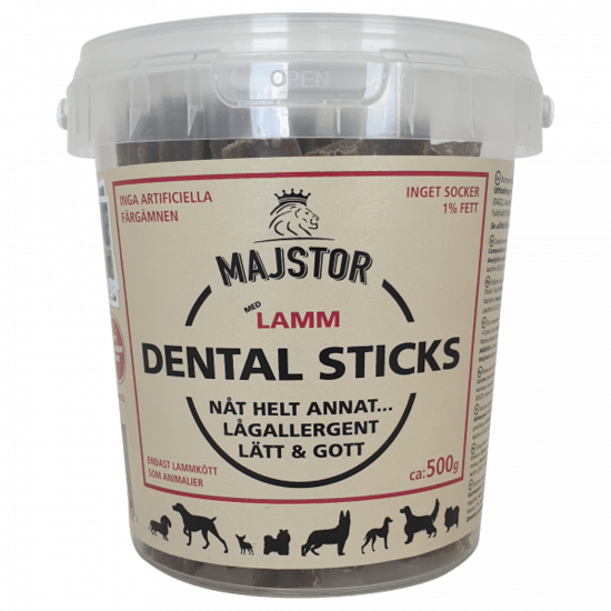 Majstor Dental Sticks Lamm 500 g