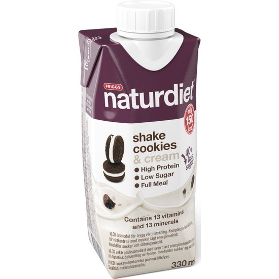 Naturdiet Shake Cookies & Cream 330 ml