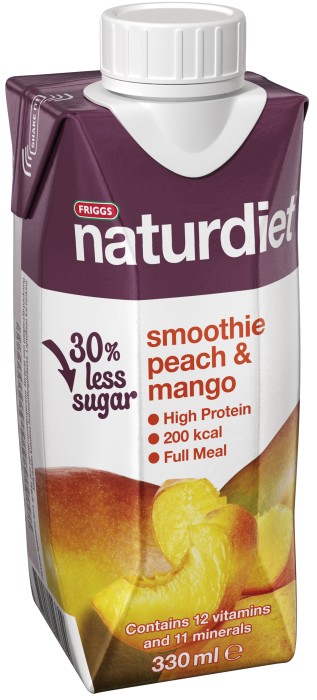 Naturdiet Smoothie Peach & Mango 330 ml