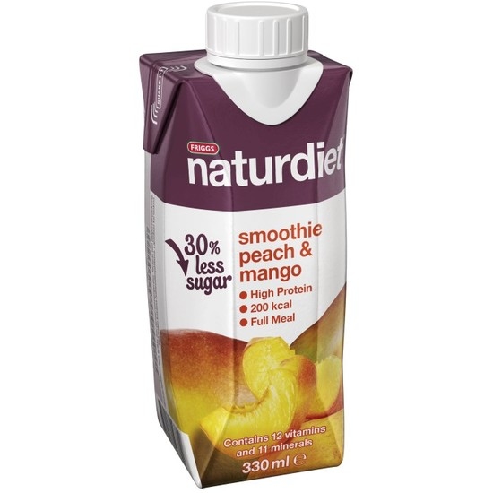 Naturdiet Smoothie Peach & Mango 330 ml