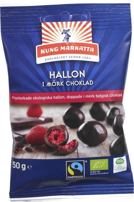 Kung Markatta Hallon i Mörk Choklad Eko 50 g