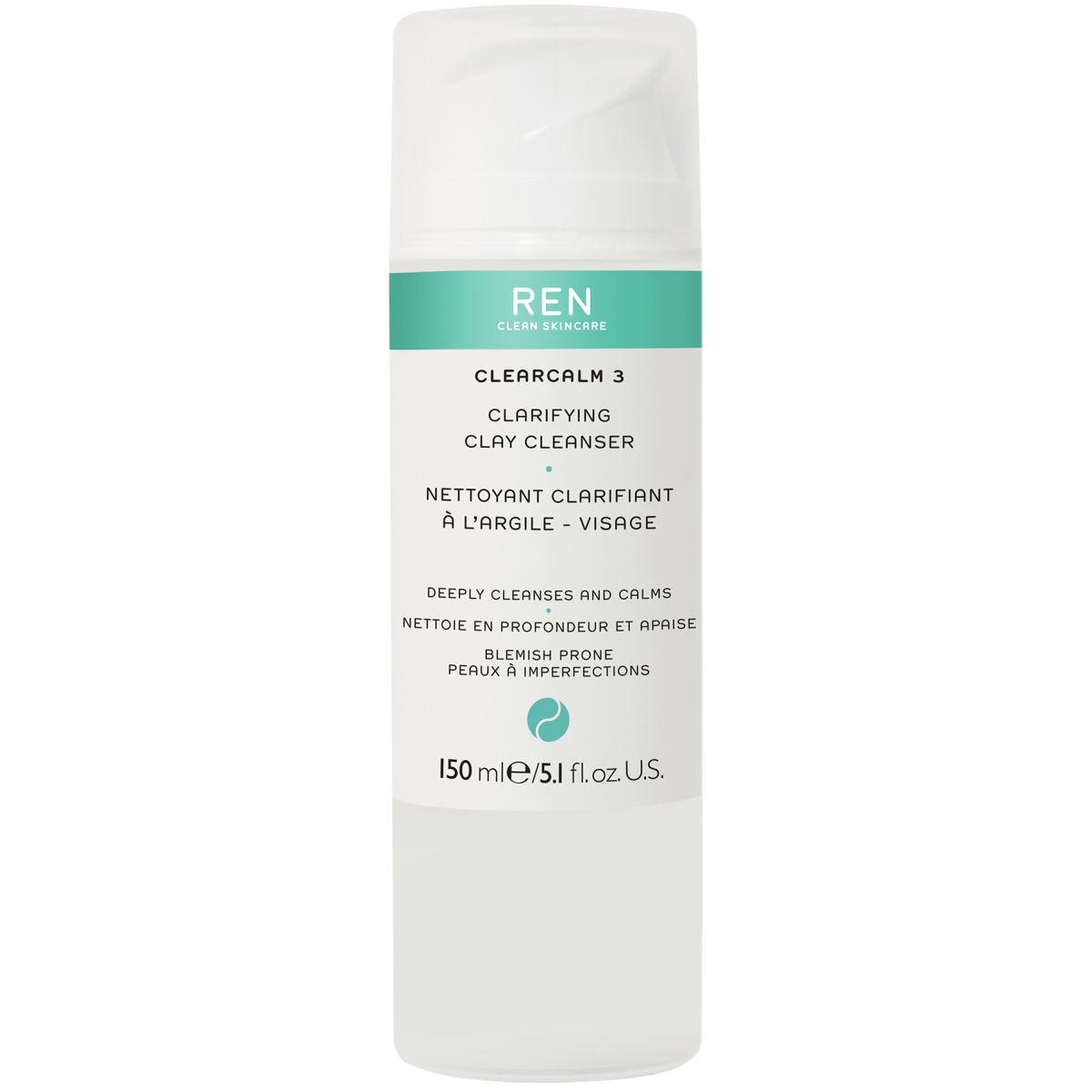 REN Clean Skincare Clarifying Clay Cleanser 150 ml