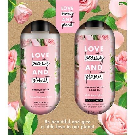 Love Beauty & Planet Presentförpackning Murumurusmör & Ros