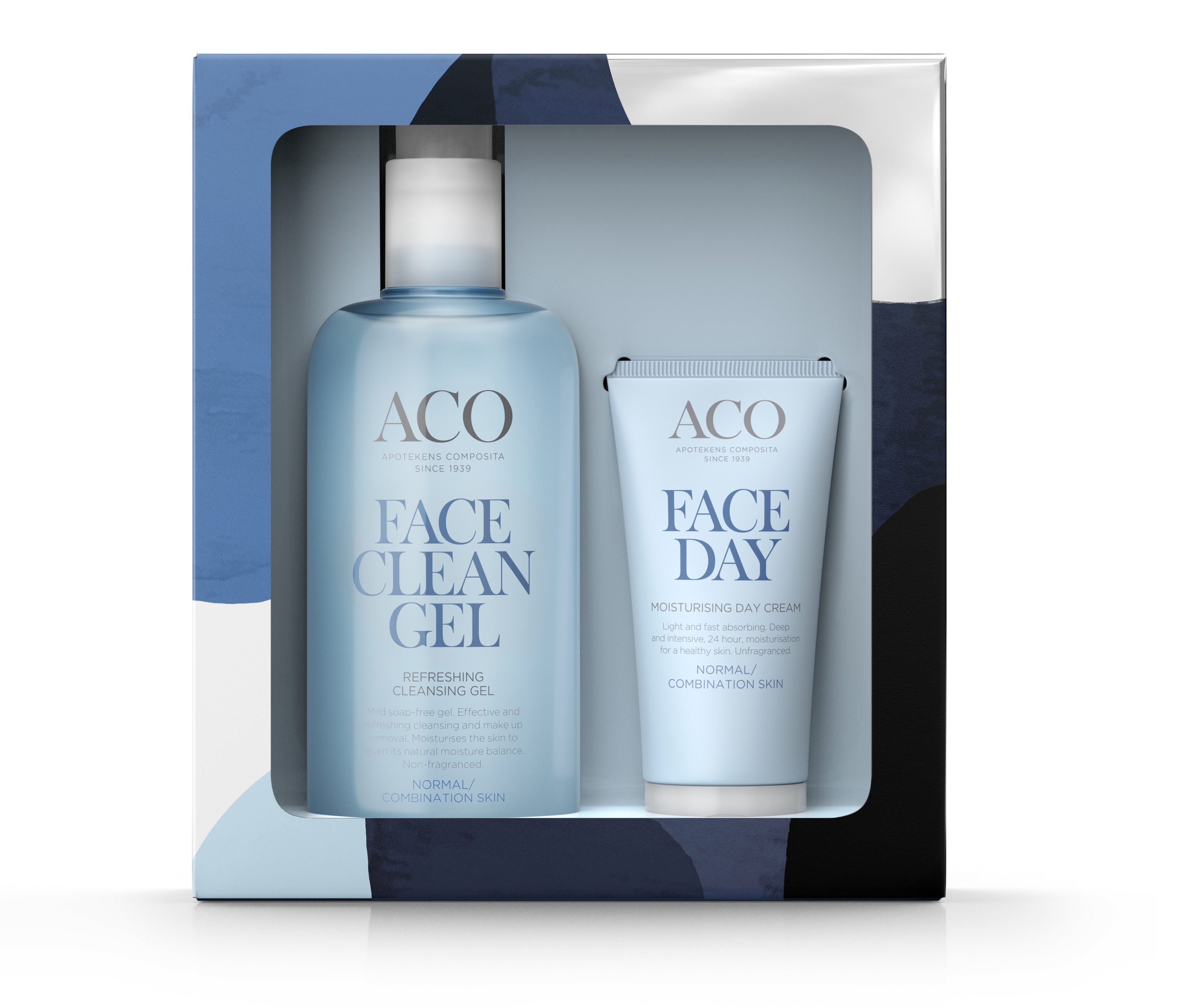 ACO Face Daily Care Cleaning Gel & Day Cream Gift Packs 250 ml