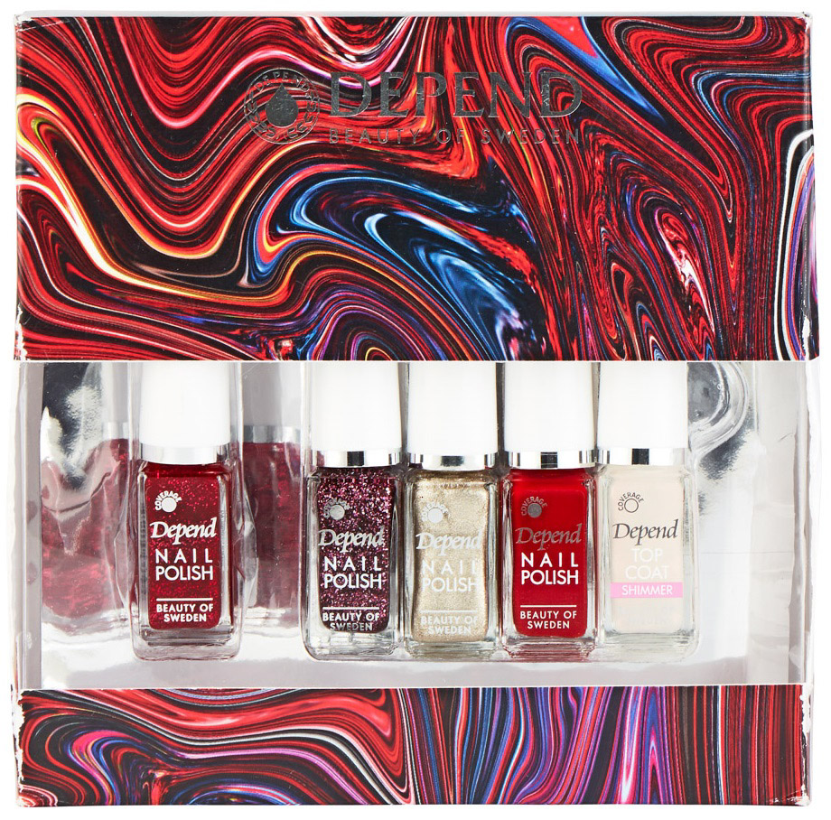 Depend O2 Nail Polish 5-pack