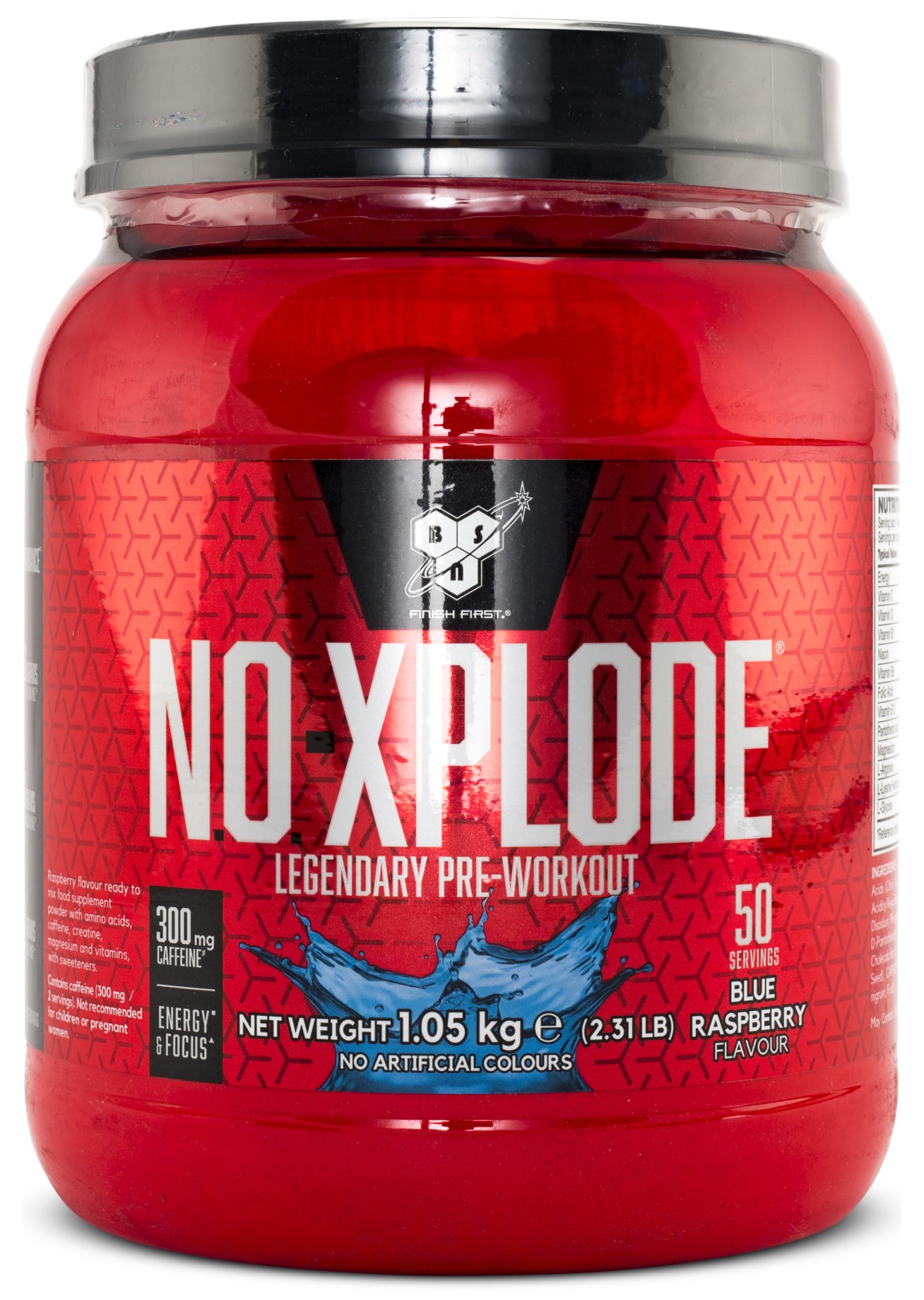 BSN NO-Xplode 3.0, 50 serv. Blue Raspberry 1,05 kg