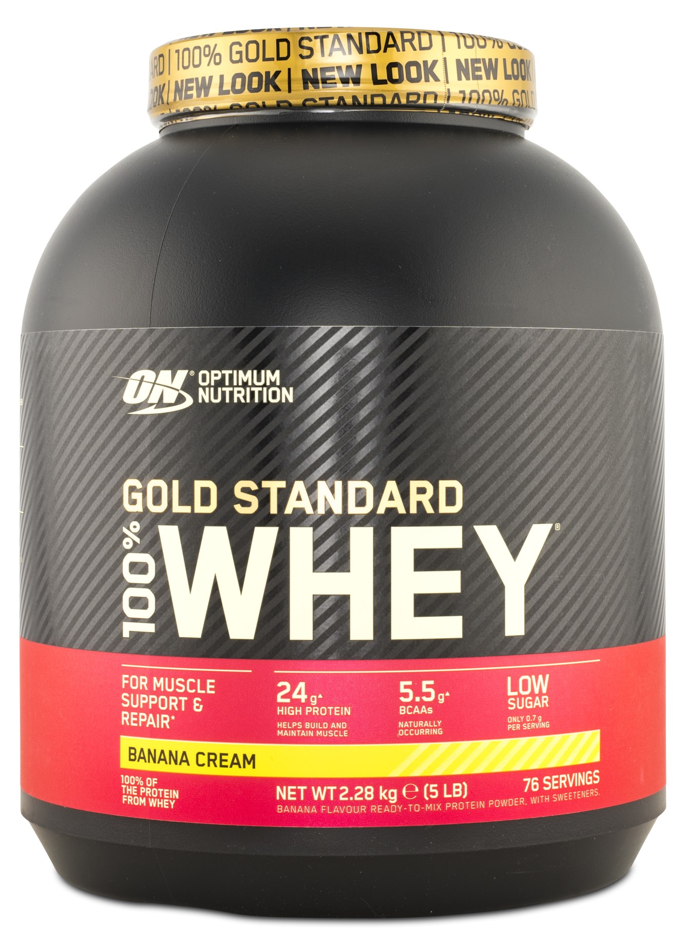 Optimum Nutrition 100% Whey Gold Banana Cream 2,27kg