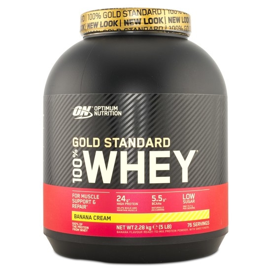 Optimum Nutrition 100% Whey Gold Banana Cream 2,27kg