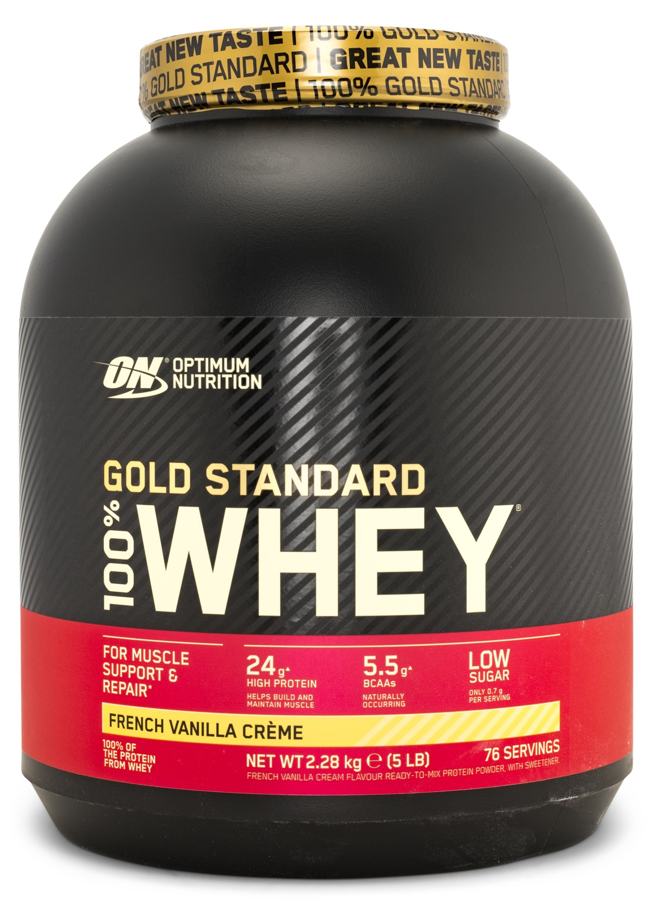 Optimum Nutrition 100% Whey Gold French Vanilla Creme 2,27kg