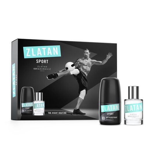 ZLATAN SPORT Set EDT 30 ml + Deoroll 50 ml