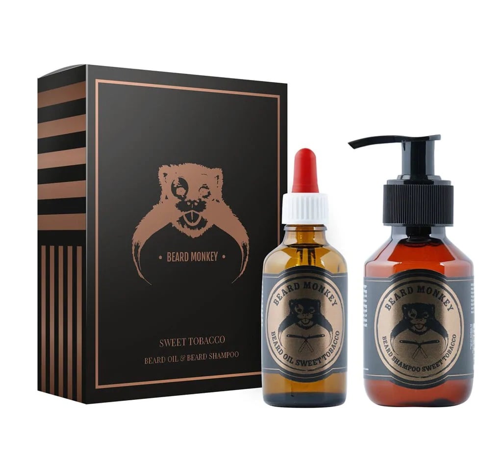 Beard Monkey Jul kit sweet Shampoo & skäggoljl ml