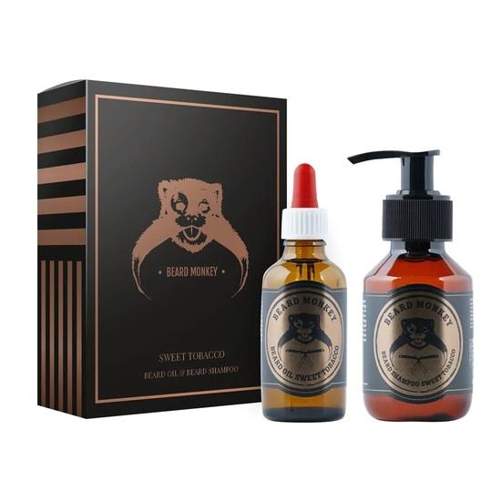 Beard Monkey Jul kit sweet Shampoo & skäggoljl ml